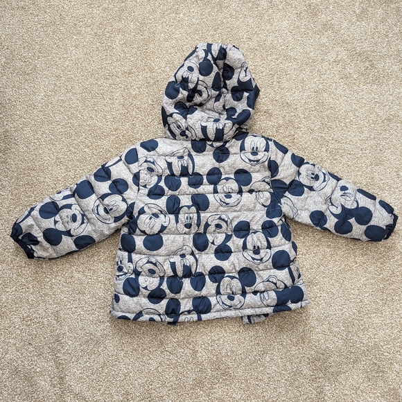 Gap Disney Mickey Mouse Toddler Puffer Jacket 2 T - Picture 2 of 5